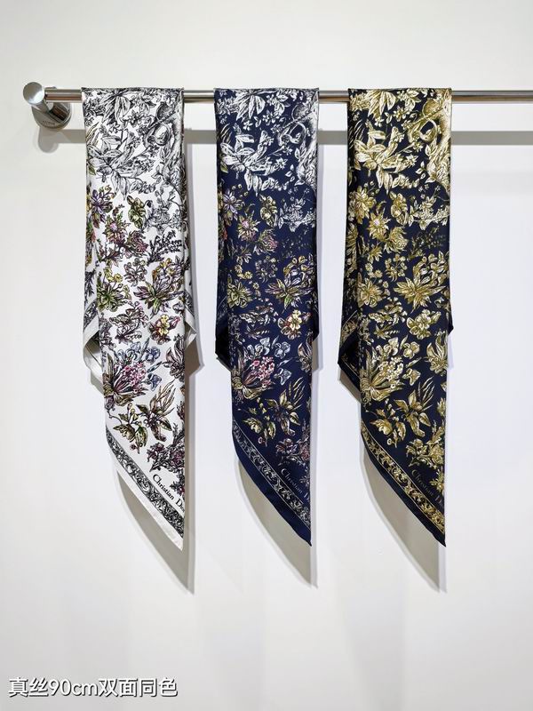 Dior silk Scarf 90X90cm E041707